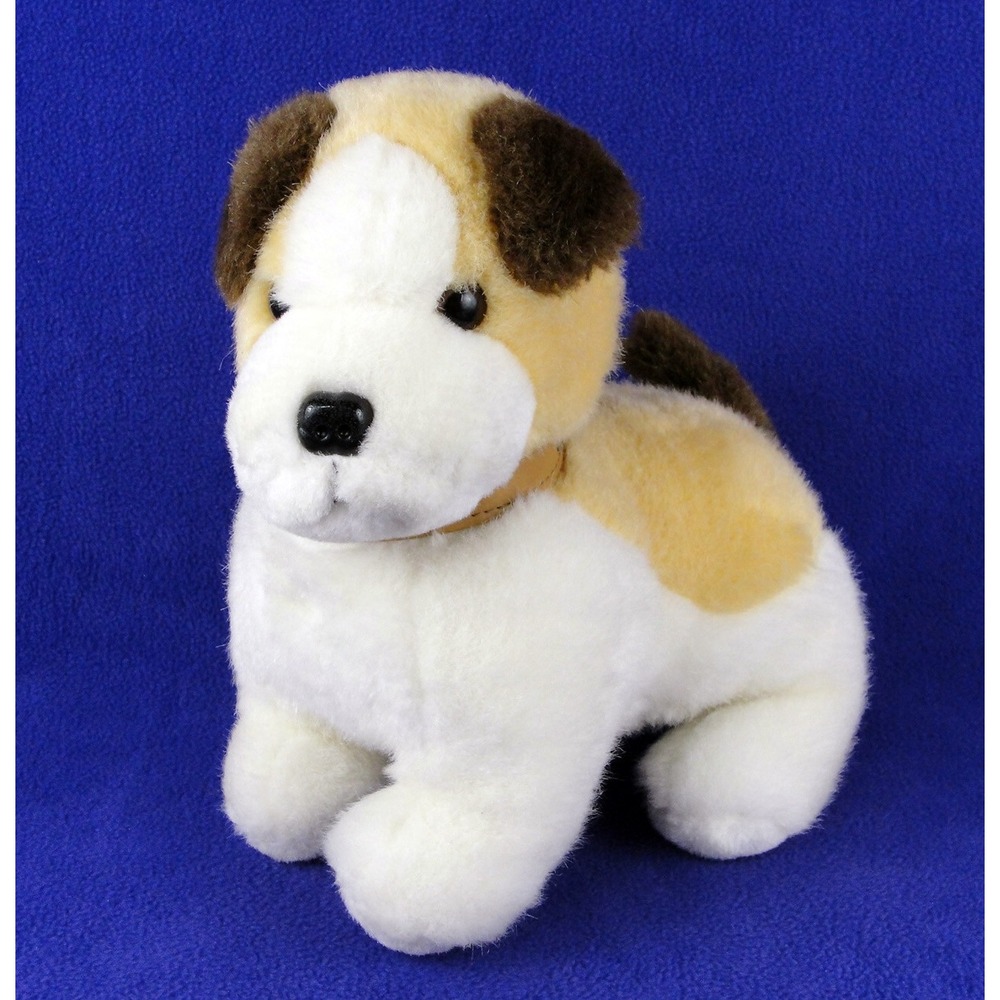 Prettique Designs Boxer Puppy Dog Plush 10 Inch Tan Collar Vintage Rare HTF